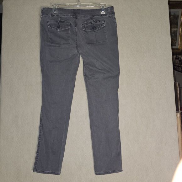 ANA Jeans A New Approach Womens Size 6P Skinny Gray Denim Pants Causual Petite - Picture 10 of 11